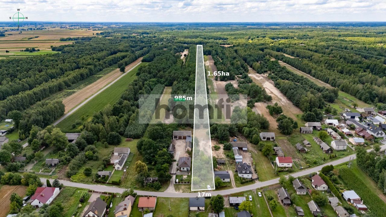 Gospodarstwo z domem do remontu, stodołą i dużą działką rolną i leśną - Dom - Sprzedaż - Zwoleński, Tczów / Lucin