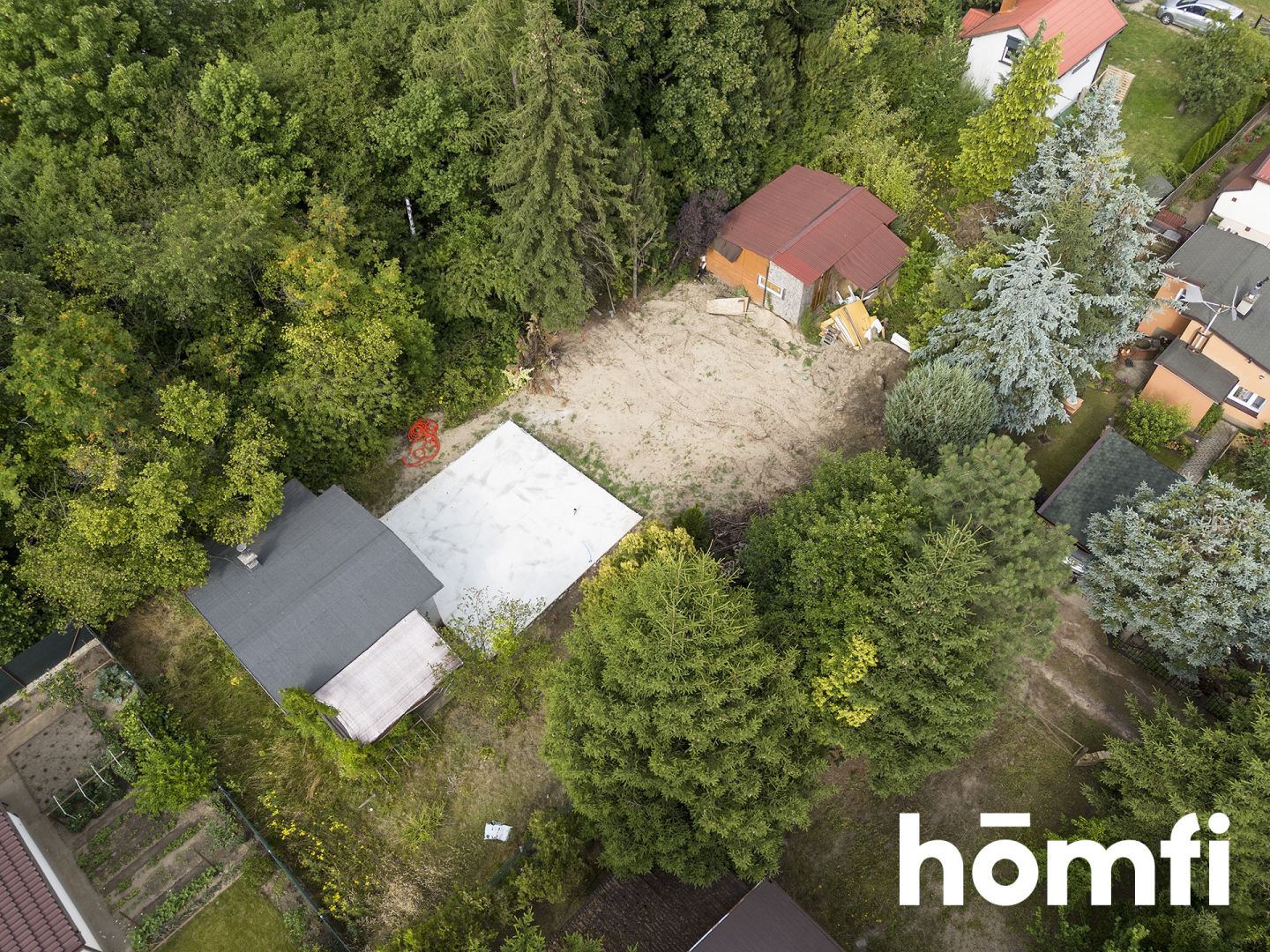 Plot with ready foundation – ROD Rusałka - Plot - Sale - Poznań, Jeżyce / Strzeszynek