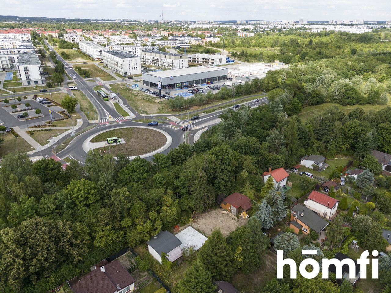 Plot with ready foundation – ROD Rusałka - Plot - Sale - Poznań, Jeżyce / Strzeszynek