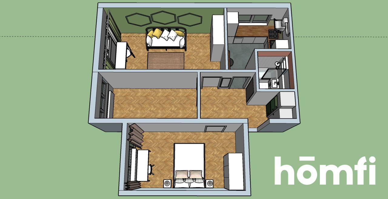 Trzypokojowe mieszkanie w centrum/Stare miasto - Apartment - Rent - Wrocław, Stare Miasto