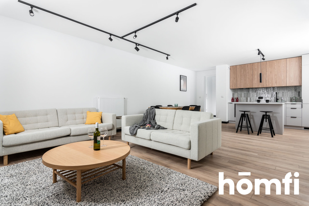 New 3-room apartment with a balcony, garage and storage room - Apartment - Rent - Wrocław, Krzyki