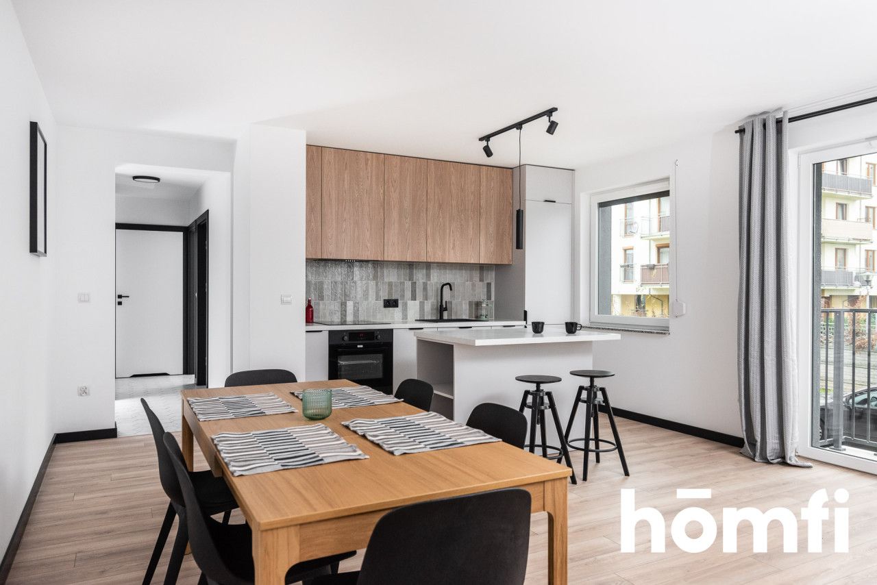 New 3-room apartment with a balcony, garage and storage room - Apartment - Rent - Wrocław, Krzyki