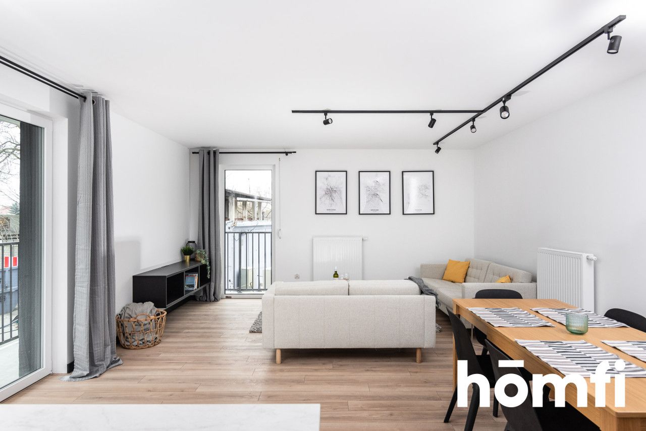 New 3-room apartment with a balcony, garage and storage room - Apartment - Rent - Wrocław, Krzyki