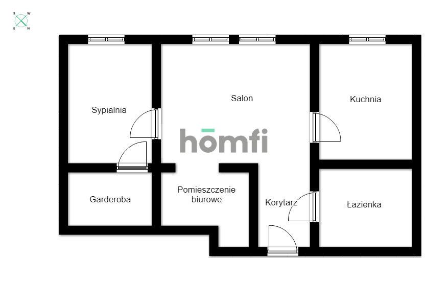 A spacious, two-room apartment at Staromostowa Street - Apartment - Rent - Kraków, Podgórze