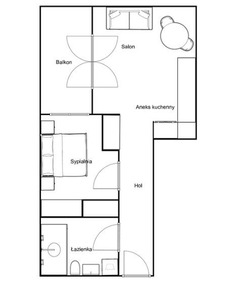 APARTMENT WITH AIR CONDITIONING - Apartment - Rent - Kraków, Śródmieście / Grzegórzki