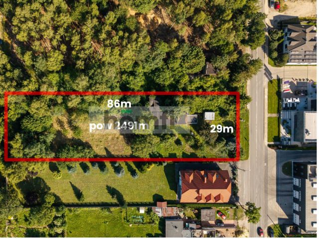 Działka inwestycyjna 2488 m² – usługi + zabudowa jednorodzinna, MPZP, Konstantynów Łódzki - Działka - Sprzedaż - Pabianicki, Konstantynów Łódzki