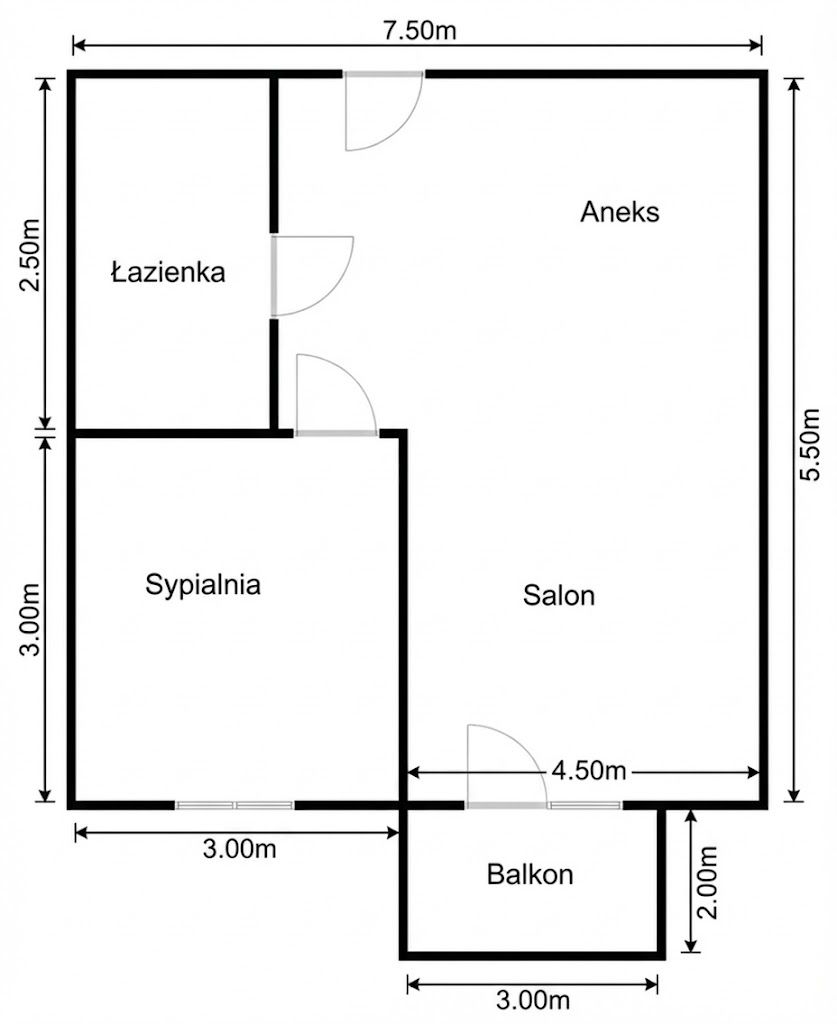 2 pokoje | Wrocławska | Ostatnie piętro - Mieszkanie - Wynajem - Kraków, Krowodrza