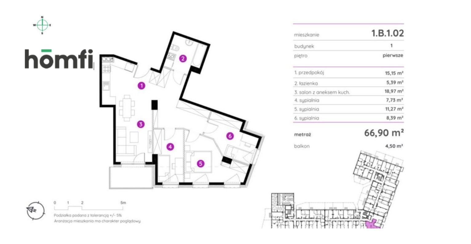 Nowoczesne mieszkanie 66,9 m² – Gdańsk - Mieszkanie - Sprzedaż - Gdańsk, Siedlce