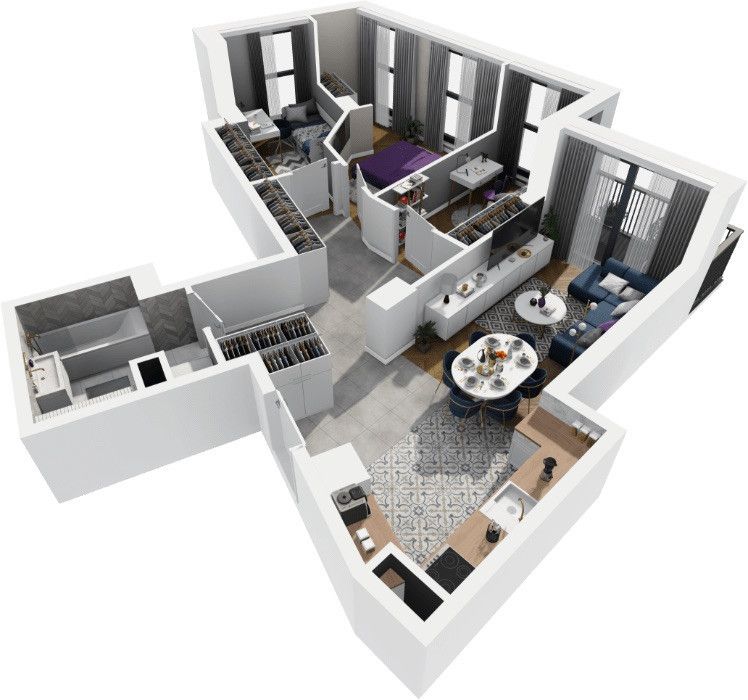 Nowoczesne mieszkanie 66,9 m² – Gdańsk - Mieszkanie - Sprzedaż - Gdańsk, Siedlce