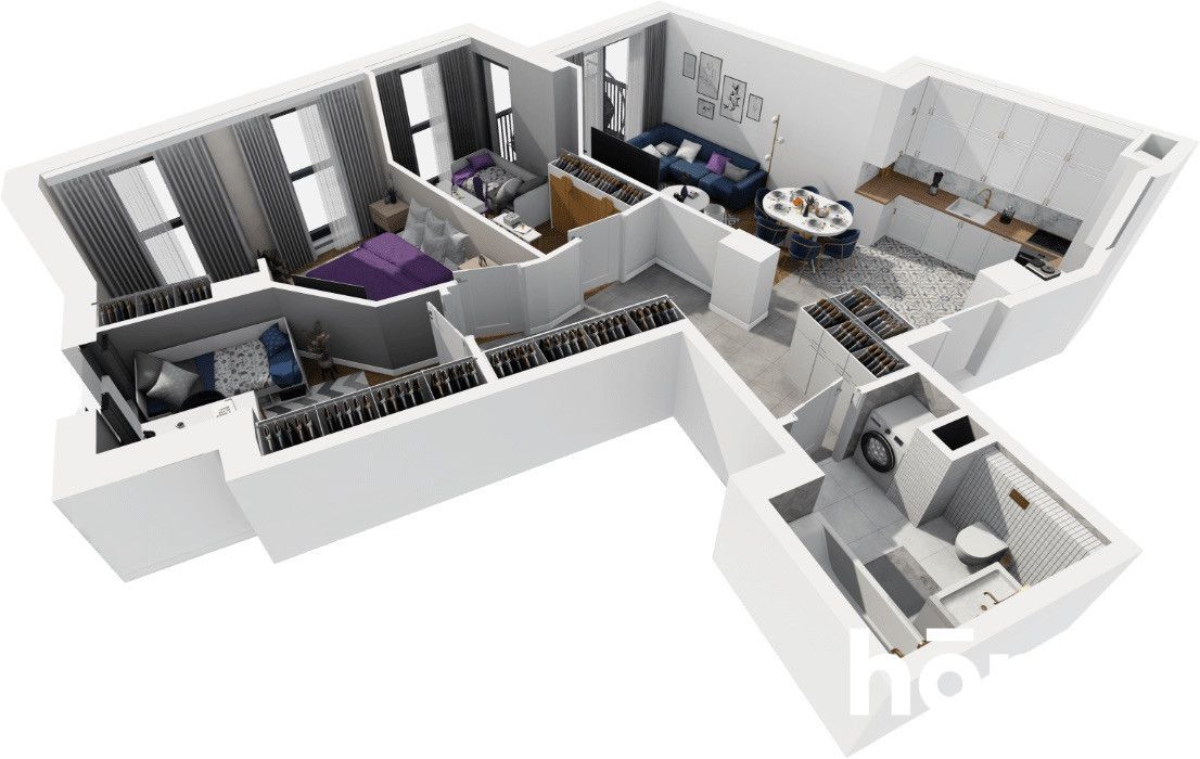 Nowoczesne mieszkanie 66,9 m² – Gdańsk - Mieszkanie - Sprzedaż - Gdańsk, Siedlce