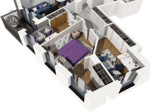 Modern 66.90 m² apartment for sale - Apartment - Sale - Gdańsk, Siedlce