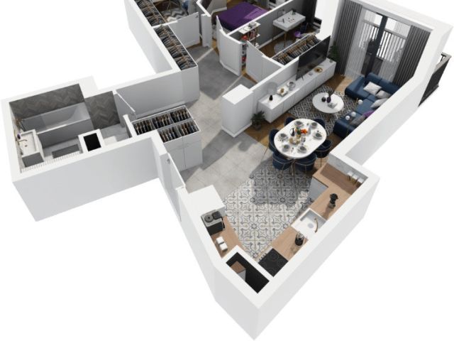 Modern 66.90 m² apartment for sale - Apartment - Sale - Gdańsk, Siedlce