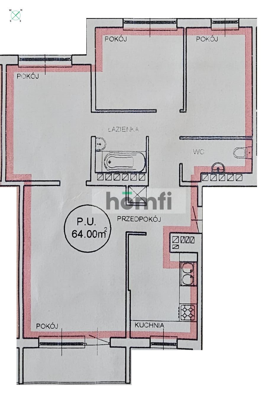 PRZESTRONNE 4 POKOJOWE MIESZKANIE 64m2 - Mieszkanie - Sprzedaż - Nowy Sącz