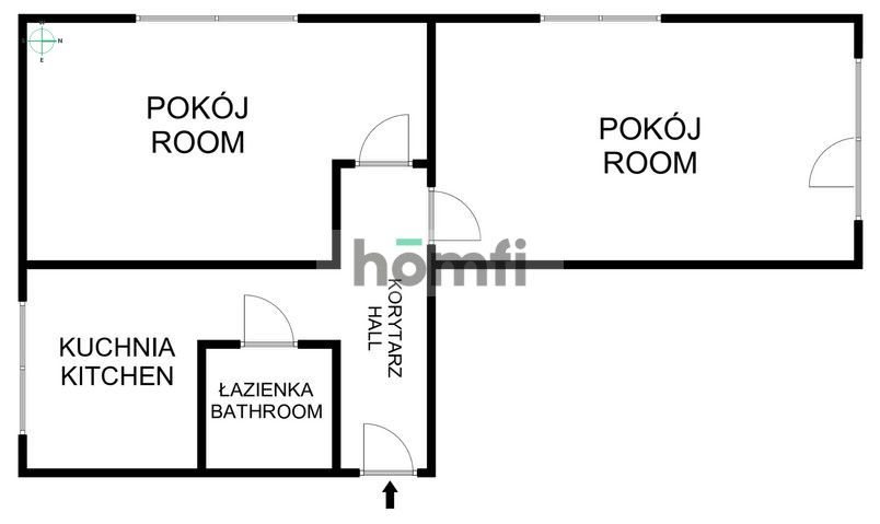 Apartment for rent, 2 rooms, 47 m2, center of Krzeszowice - Apartment - Rent - Krakowski, Krzeszowice
