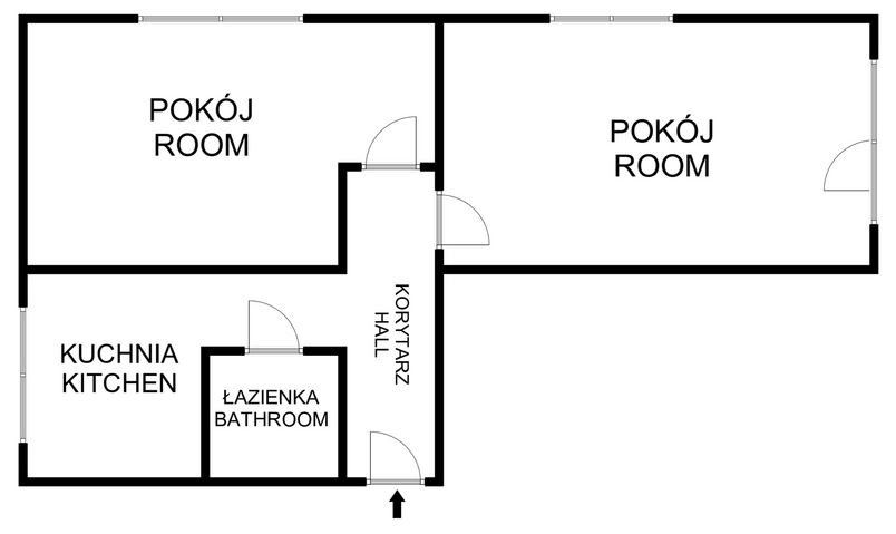 Apartment for rent, 2 rooms, 47 m2, center of Krzeszowice - Apartment - Rent - Krakowski, Krzeszowice