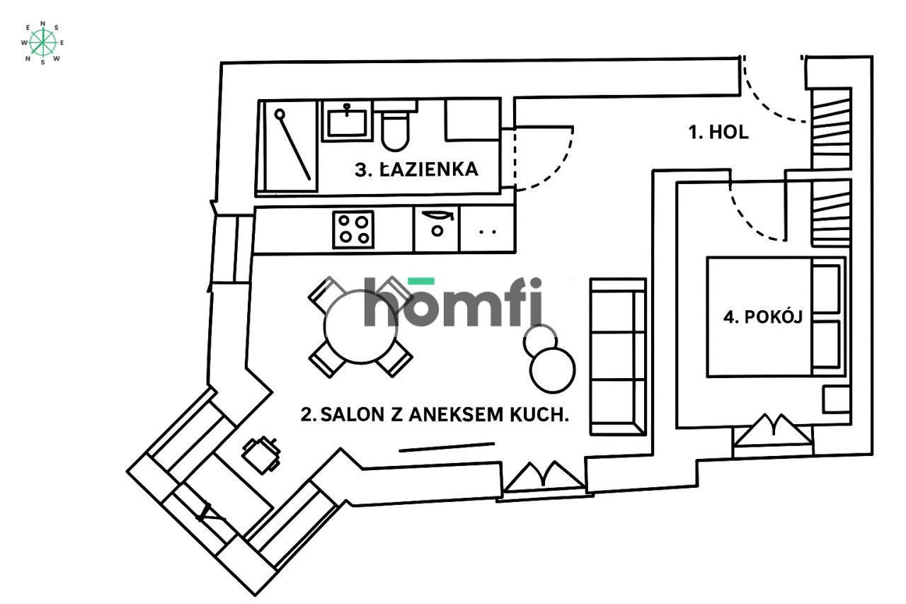 Gotowe 2 pok. w nowej kamienicy z windą |Zielona 5 - Mieszkanie - Sprzedaż - Poznań, Stare Miasto