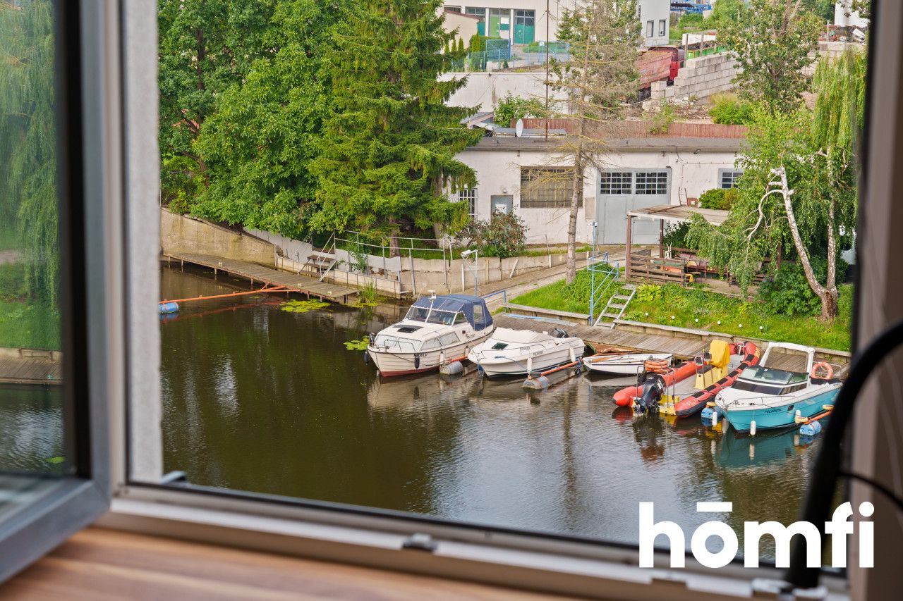 Cozy 2-room apartment with river view - Portovo - Apartment - Rent - Gdańsk, Śródmieście