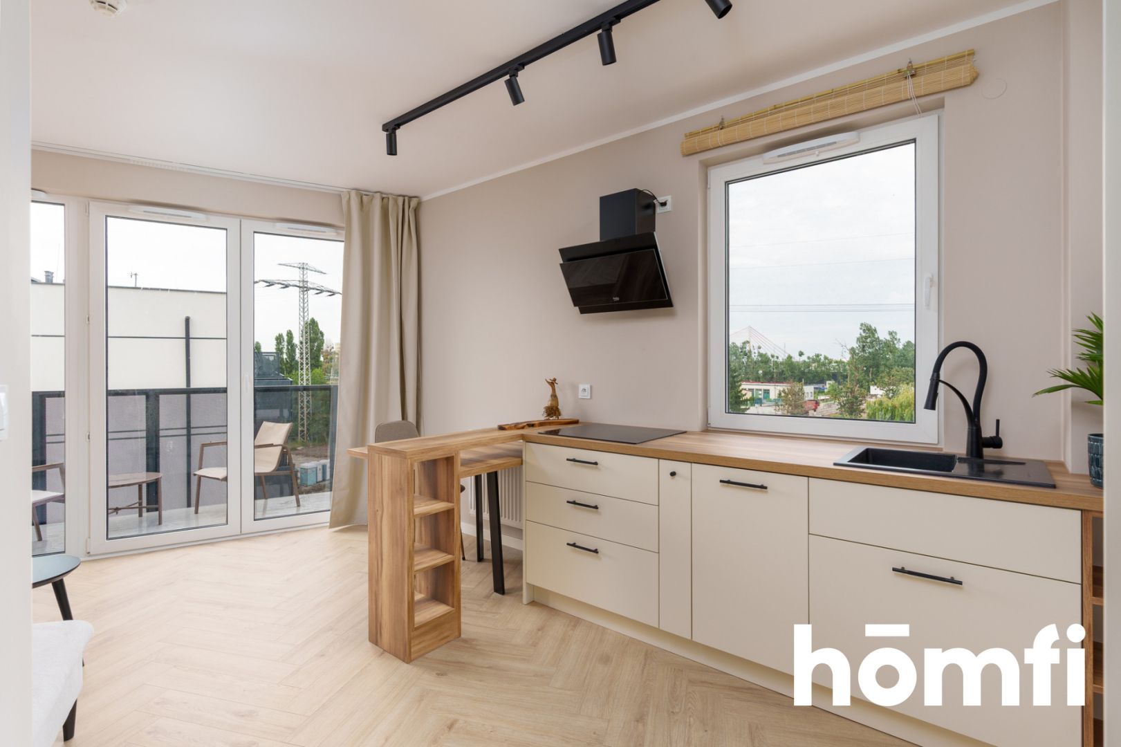 Cozy 2-room apartment with river view - Portovo - Apartment - Rent - Gdańsk, Śródmieście