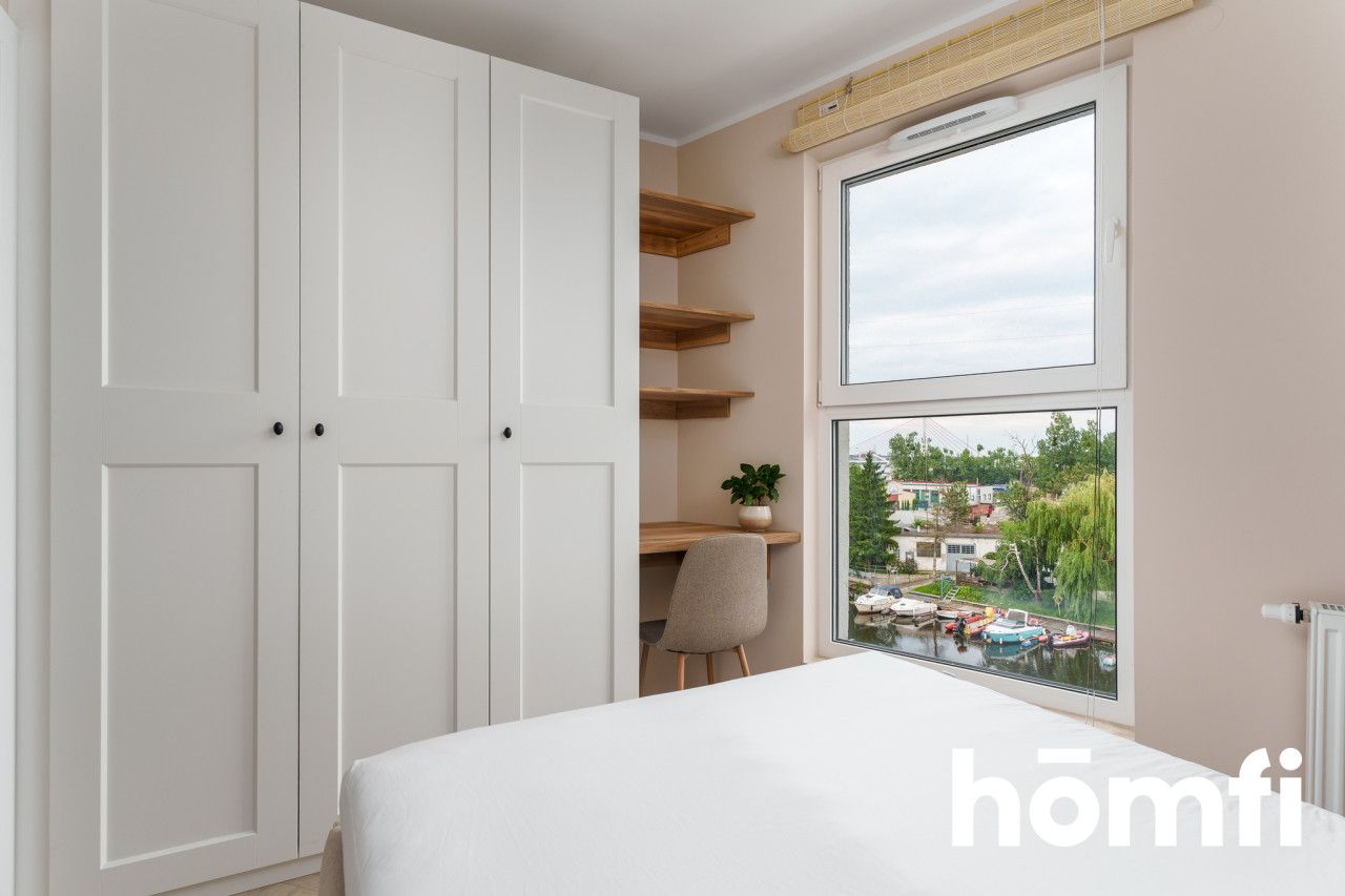 Cozy 2-room apartment with river view - Portovo - Apartment - Rent - Gdańsk, Śródmieście