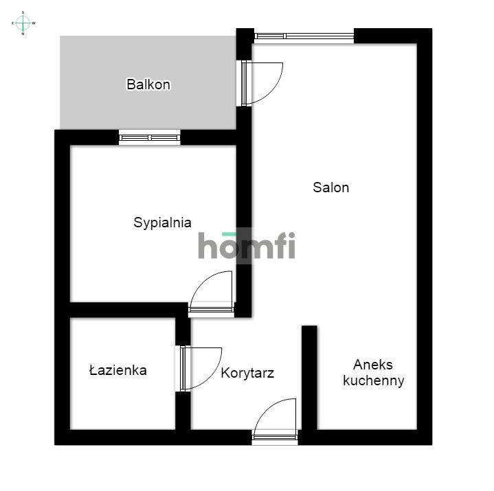 Modern two room apartment, Dobrego Pasterza Street - Apartment - Rent - Kraków, Śródmieście / Prądnik Czerwony