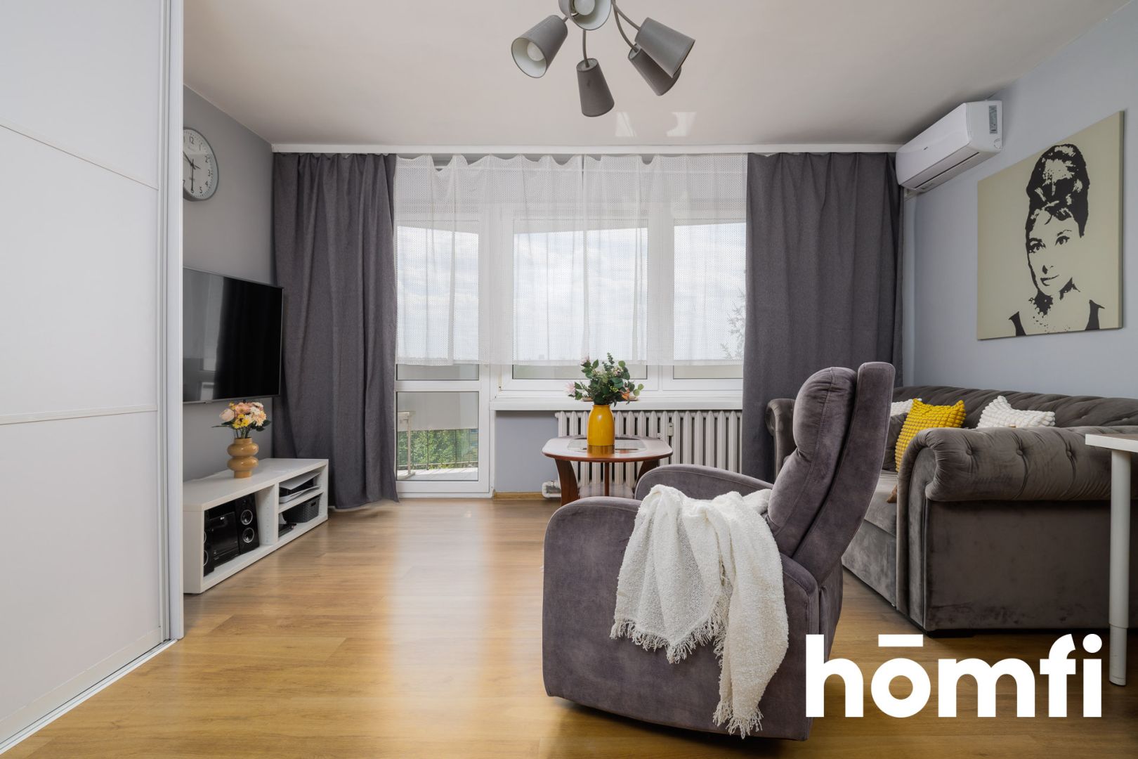 Move-in ready 3-room apartment with air conditioning, balcony, and open view – Prądnik Czerwony - Квартира - Продаж - Kraków, Śródmieście / Prądnik Czerwony