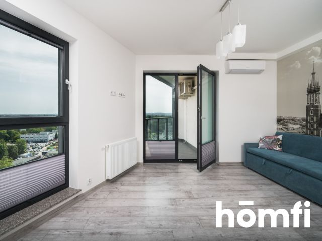 KAWALERKA Z WIDOKIEM NA PANORAMĘ KRAKOWA ┃ UL. MOGILSKA 120B ┃CENTRUM┃ BALKON ┃ PARKING - Mieszkanie - Wynajem - Kraków, Śródmieście
