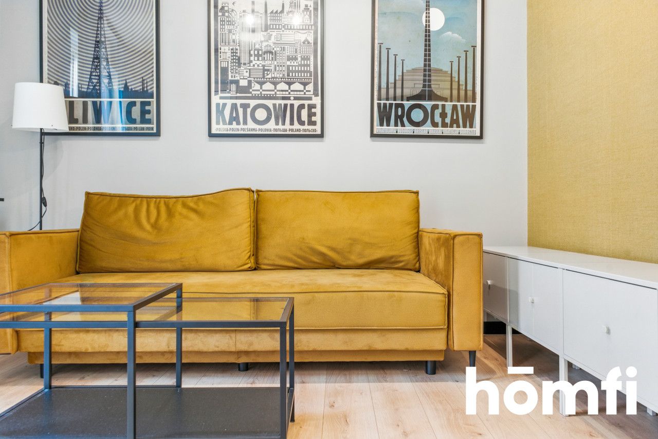 2 rooms, 2 parking spaces and balcony - Apartment - Rent - Katowice, Śródmieście