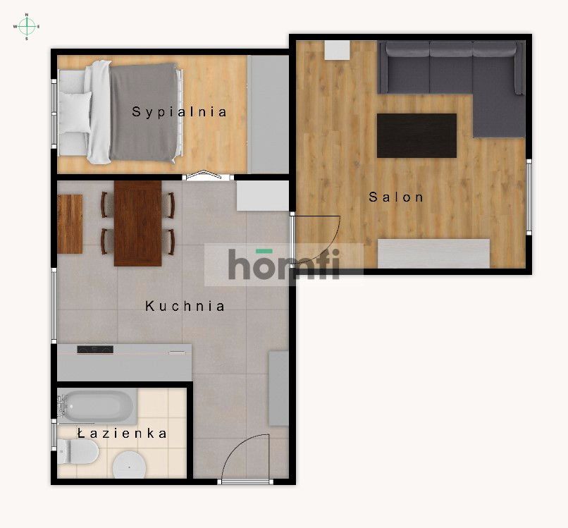 2 pokoje Szobiszowice Gliwice. - Mieszkanie - Wynajem - Gliwice, Szobiszowice