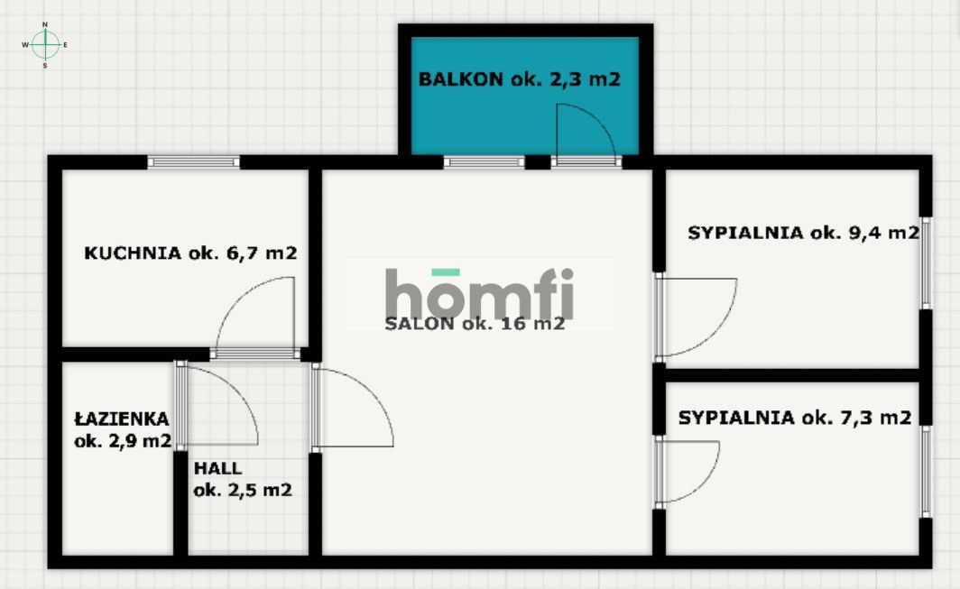 Apartment for renovation, Szwoleżerów/Tysiąclecia, 3 rooms, 1st floor, balcony, basement - Квартира - Продаж - Rzeszów, Tysiąclecia