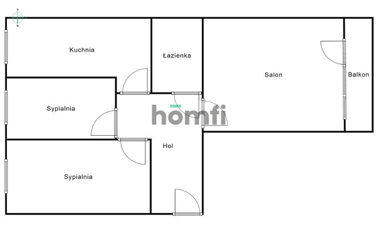 Not Too Big, Not Too Small – 3 Rooms Just Right, Plus a Balcony - Apartment - Sale - Krakowski, Słomniki