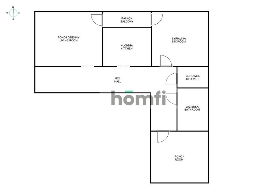 Piękna, Tarnogaj | 3 pokoje + parking - Mieszkanie - Wynajem - Wrocław, Krzyki