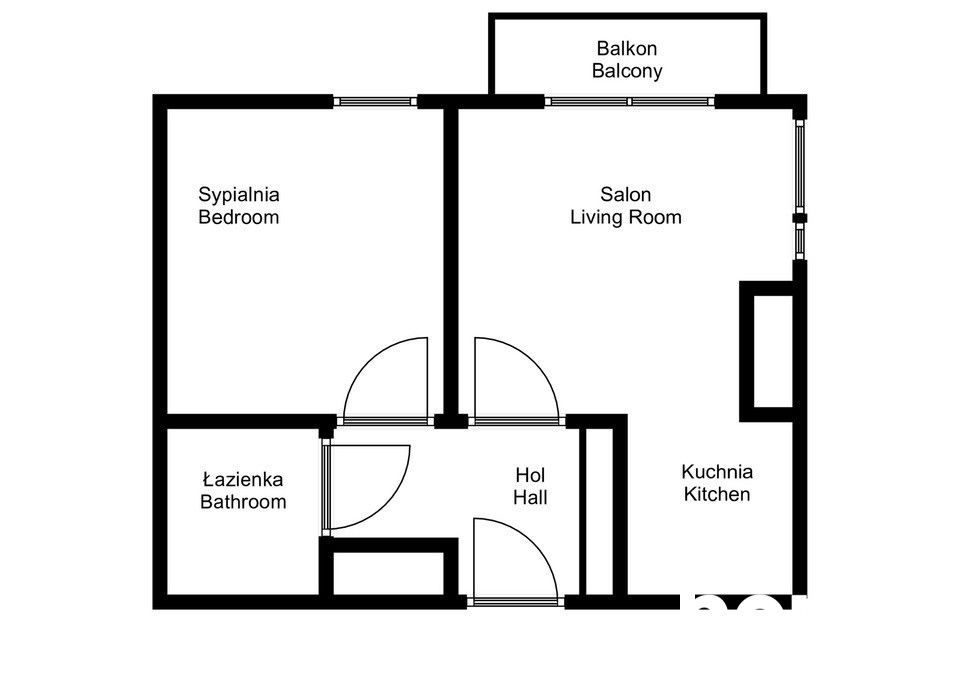 Do wynajęcia, 2pok. mieszkanie Poznań/Winogrady - Mieszkanie - Wynajem - Poznań, Stare Miasto