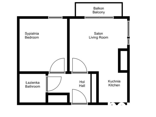 For rent, 2 rooms apartment Poznan/Winogrady - Квартира - Оренда - Poznań, Stare Miasto