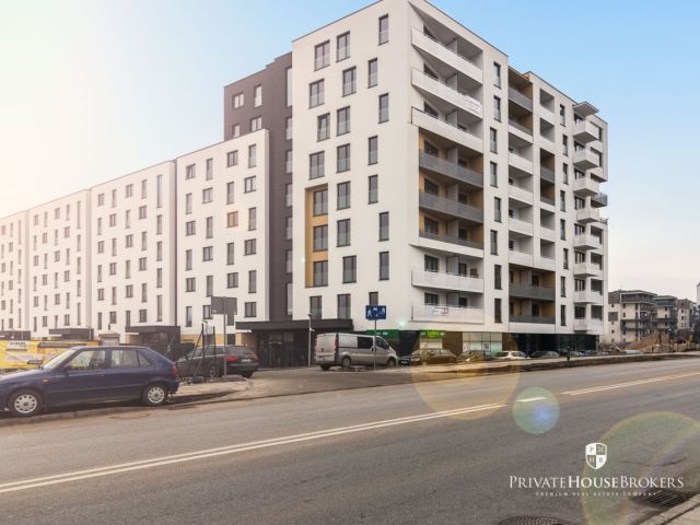Jasne dwupokojowe mieszkanie położone na 7 piętrze z widokiem na Kraków| Bonarka-Budynek z 2019 roku - Mieszkanie - Sprzedaż - Kraków, Podgórze