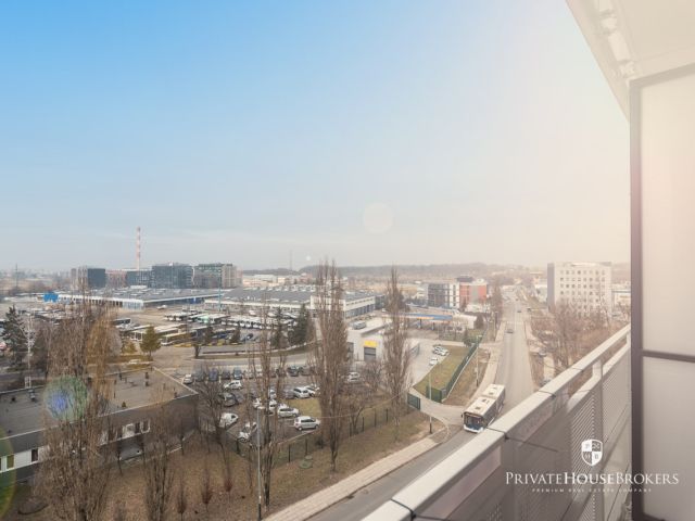 Jasne dwupokojowe mieszkanie położone na 7 piętrze z widokiem na Kraków| Bonarka-Budynek z 2019 roku - Mieszkanie - Sprzedaż - Kraków, Podgórze