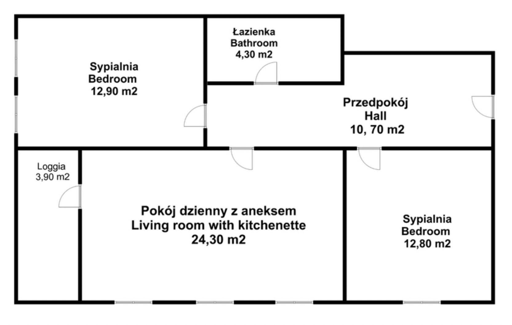 Wysoki standard | 3 pokoje | 2 miejsca postojowe | Balkon | Klimatyzacja | Wrocław – Centrum - Квартира - Оренда - Wrocław, Krzyki / Południe