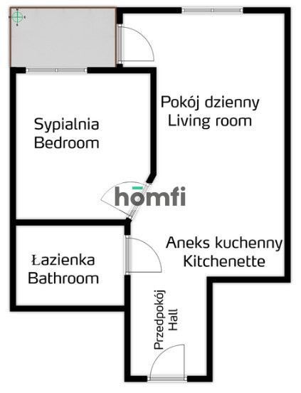 2-room apartment for sale at Na Zakolu Wisły st. in Krakow - Квартира - Продаж - Kraków, Podgórze