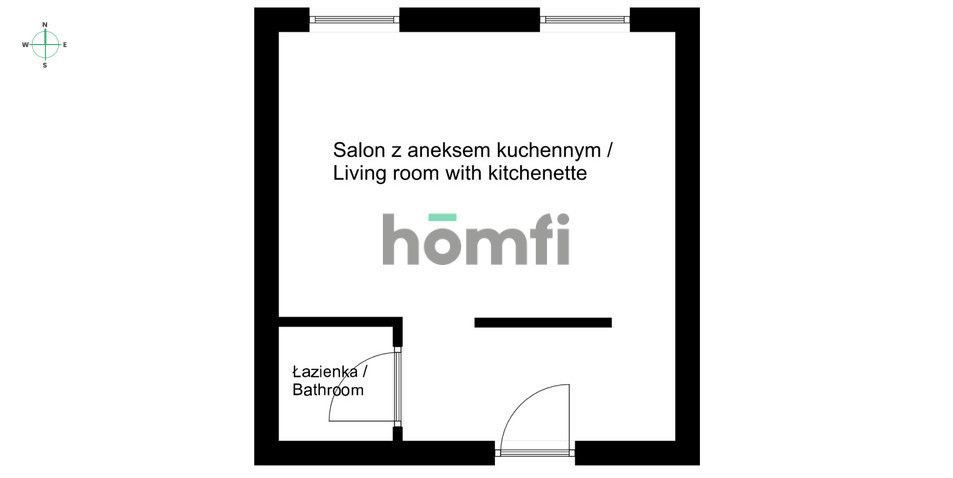 Kawalerka | Podgórze Duchackie – blisko pętli Kurdwanów, Bonarki i terenów zielonych - Mieszkanie - Wynajem - Kraków, Podgórze