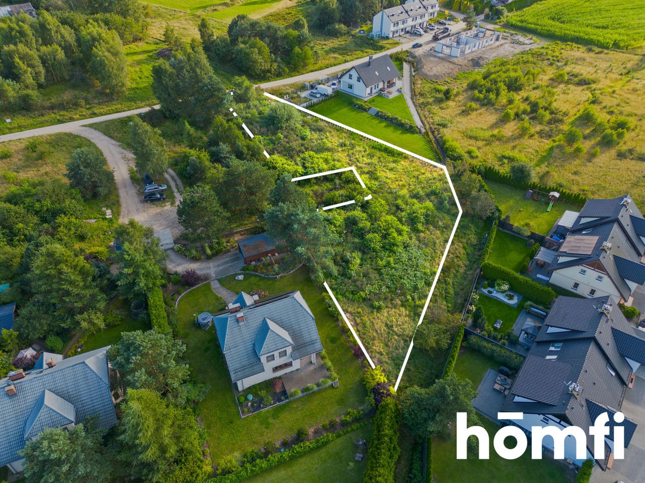 Trzy działki budowlane w Bojanie, 2500m² - Działka - Sprzedaż - Wejherowski, Szemud / Bojano