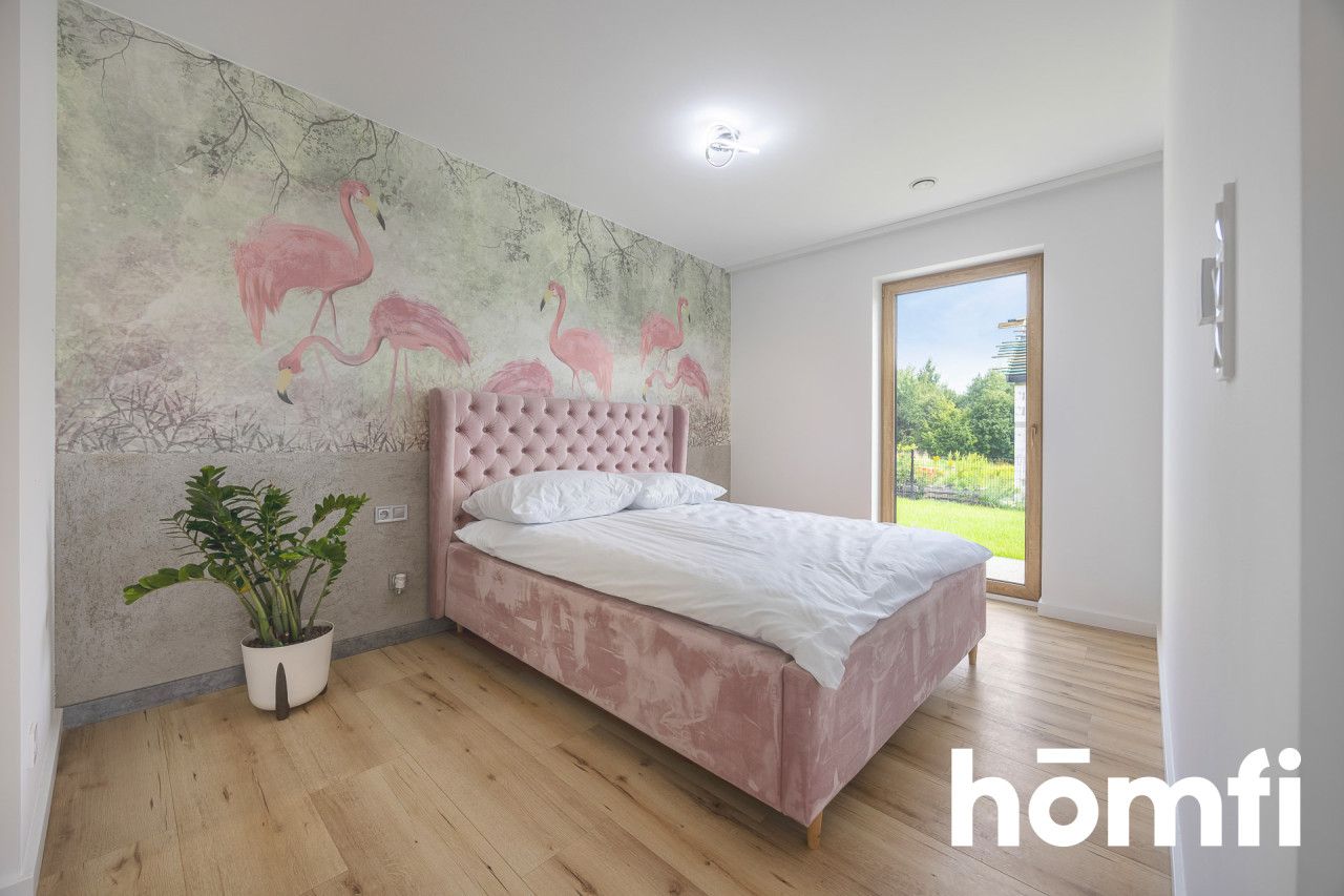 Pięknie położony parterowy dom, 2 km od granicy Rzeszowa. Garaż, klimatyzacja, rekuperacja, 6 pokoi (4 sypialnie i 2 salony) - Dom - Sprzedaż - Rzeszowski, Lubenia / Siedliska