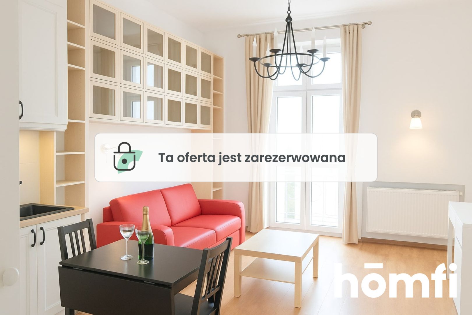 Studio with balcony | Krowodrza, Kawiory street - Apartment - Rent - Kraków, Krowodrza