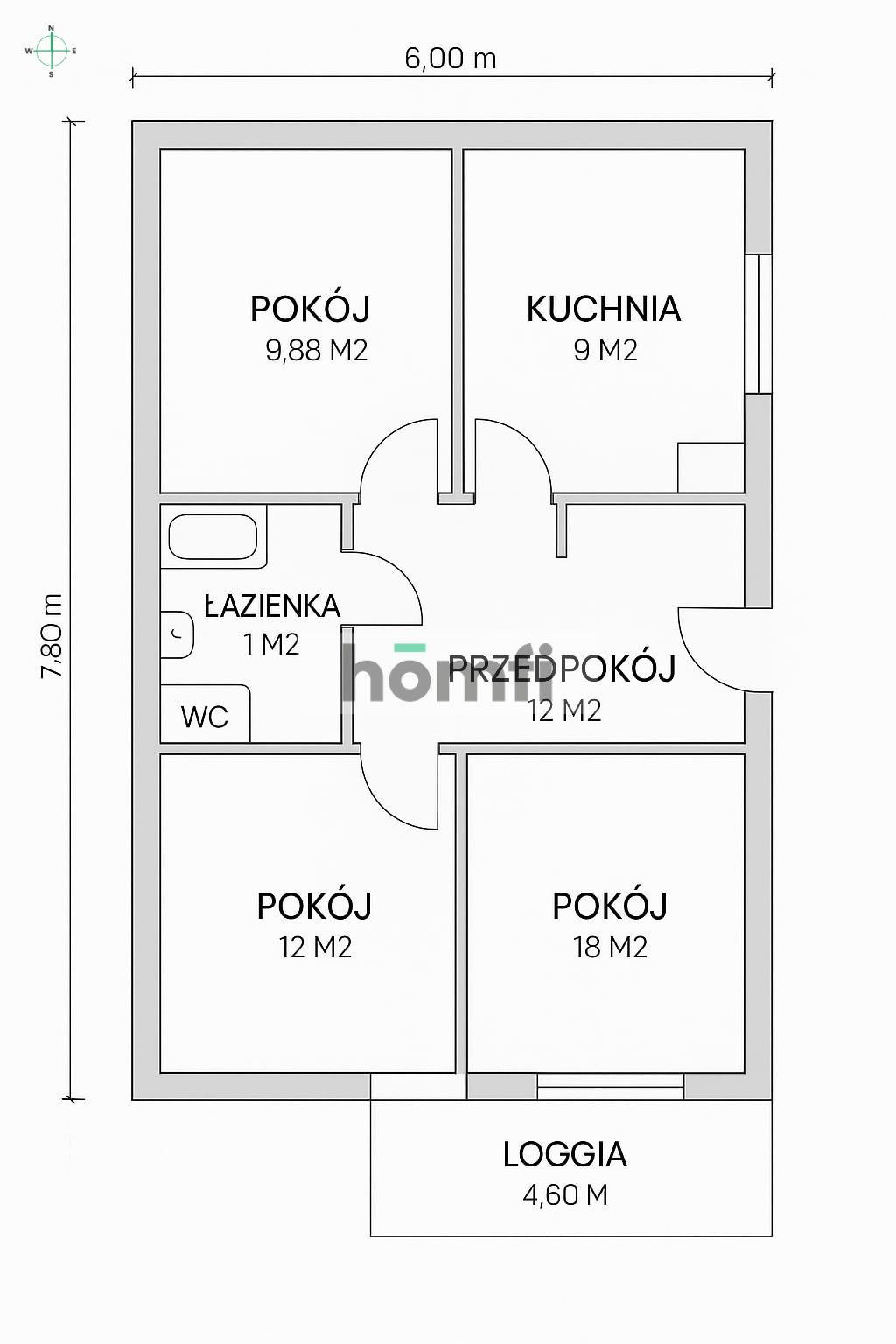 3 pok. Piękny widok. Nowa cena !! Las Dębiński - Mieszkanie - Sprzedaż - Poznań, Wilda / Dębiec