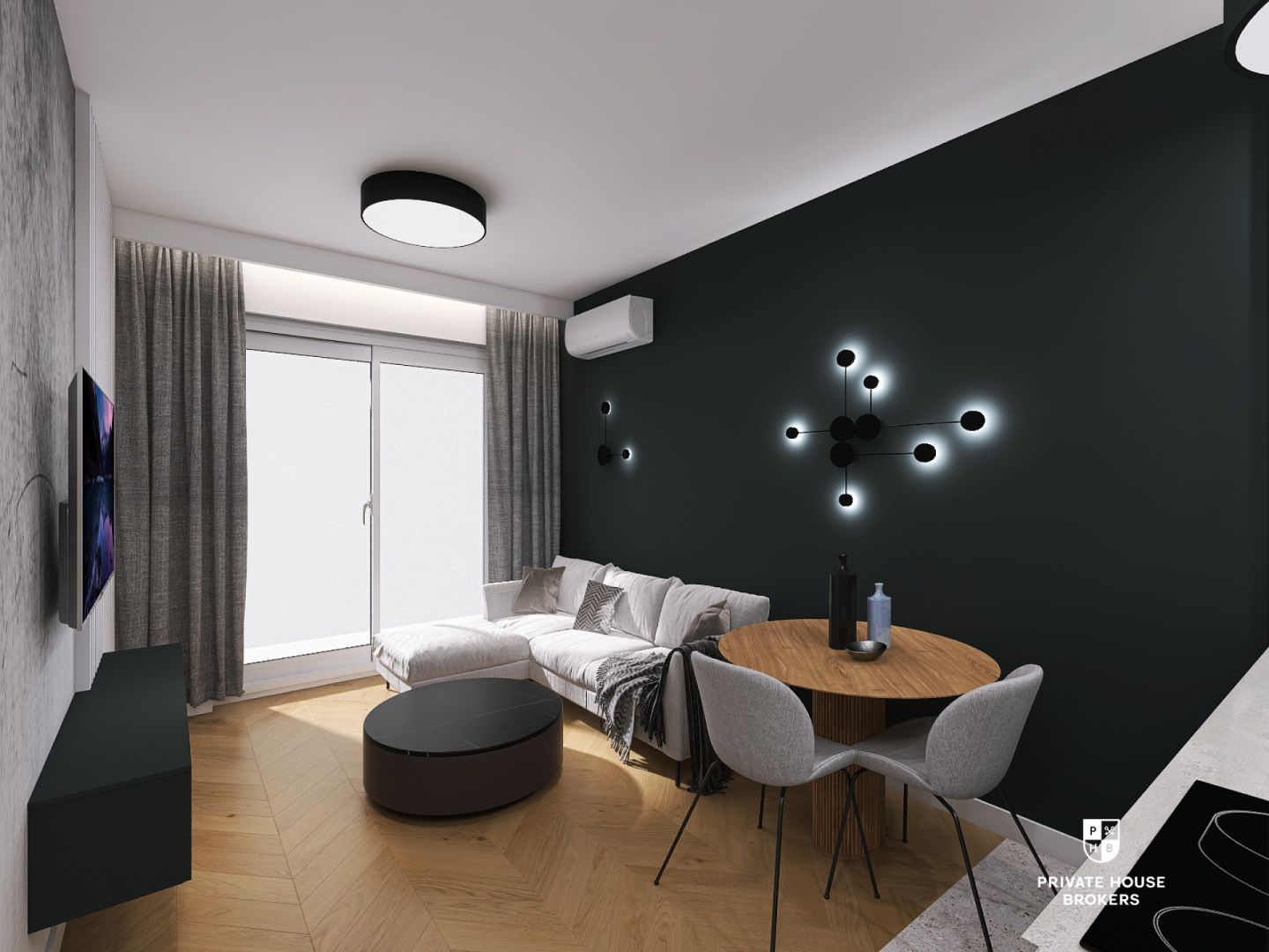 Quiet 2-room apartment 40m2 on the 2nd floor - Apartamenty Radzikowskiego 98 - Apartment - Sale - Kraków, Krowodrza / Azory