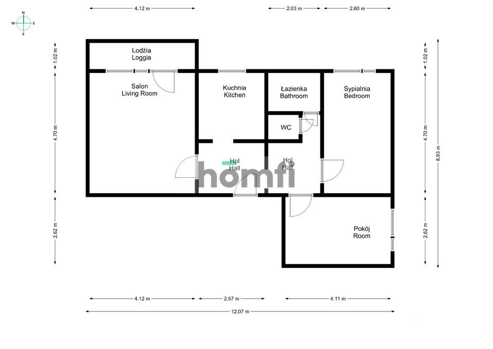 For sale 3-room, bright apartment in Poznań/Jeżyce - Квартира - Продаж - Poznań, Jeżyce