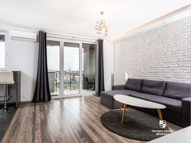 Air-conditioned and bright 48m² apartment - Graffit House - Apartment - Rent - Kraków, Śródmieście / Grzegórzki