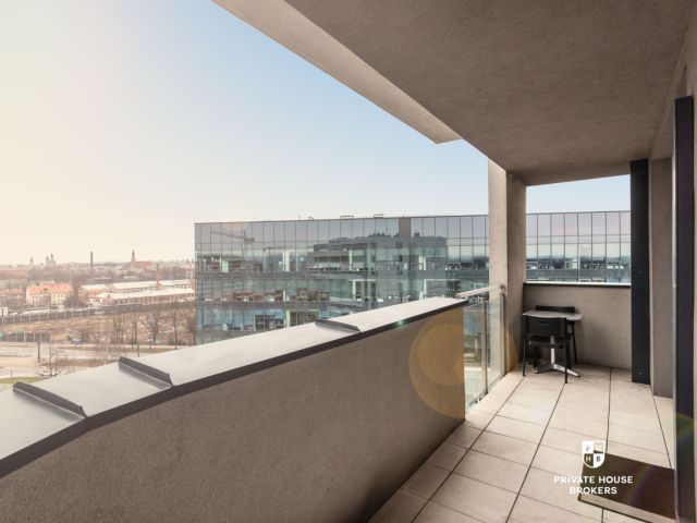 Air-conditioned and bright 48m² apartment - Graffit House - Apartment - Rent - Kraków, Śródmieście / Grzegórzki
