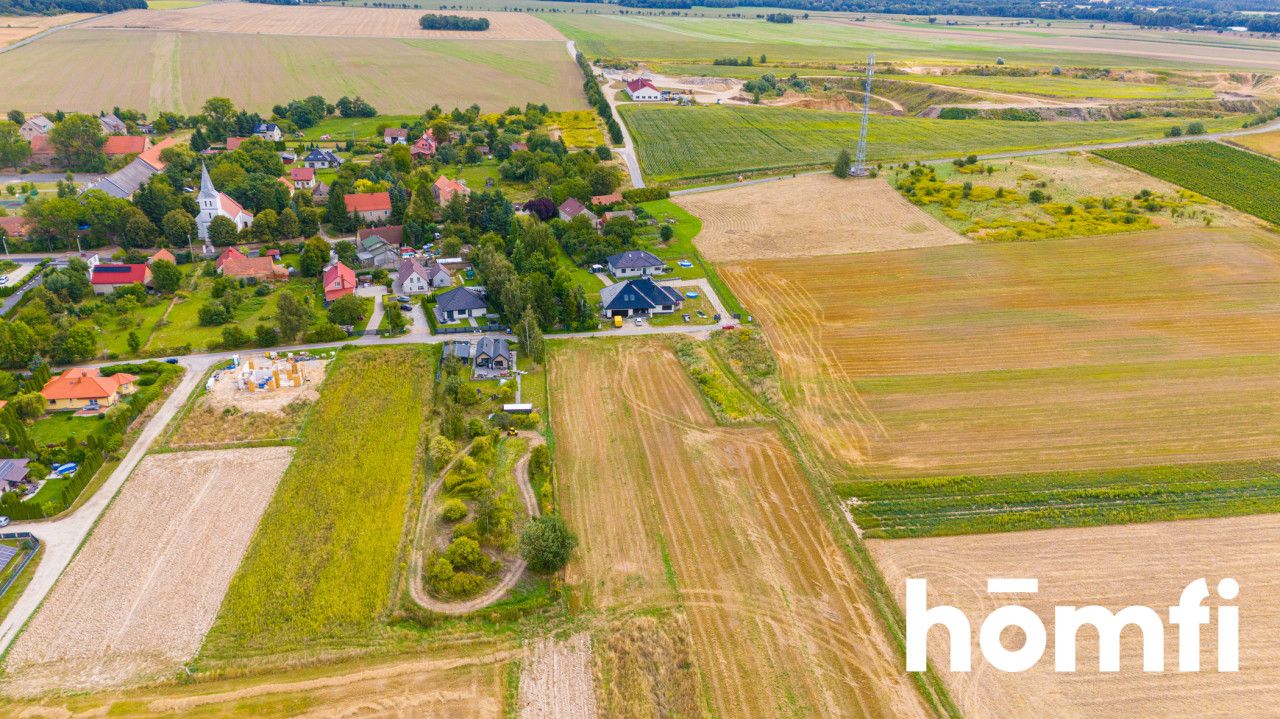 Duża działka budowlana w Zachowicach z gotowym projektem - Działka - Sprzedaż - Wrocławski, Kąty Wrocławskie / Zachowice