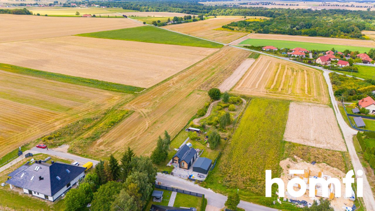 Duża działka budowlana w Zachowicach z gotowym projektem - Działka - Sprzedaż - Wrocławski, Kąty Wrocławskie / Zachowice