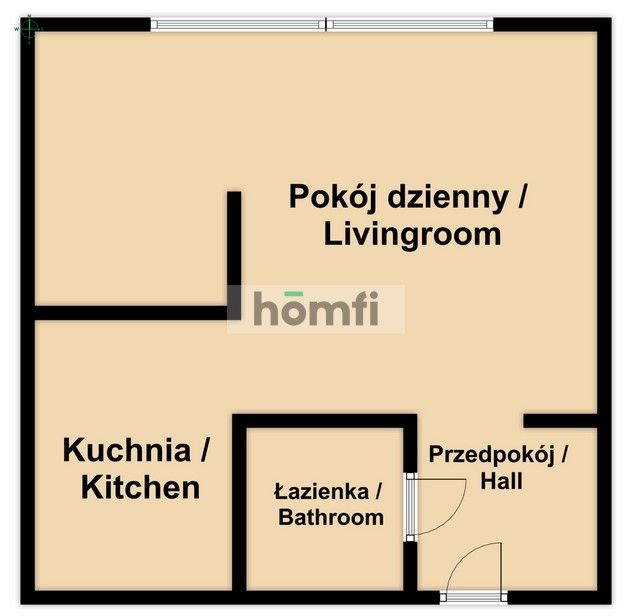 Large Studio Apartment Gdańsk Przymorze, close to the sea - Apartment - Rent - Gdańsk, Przymorze