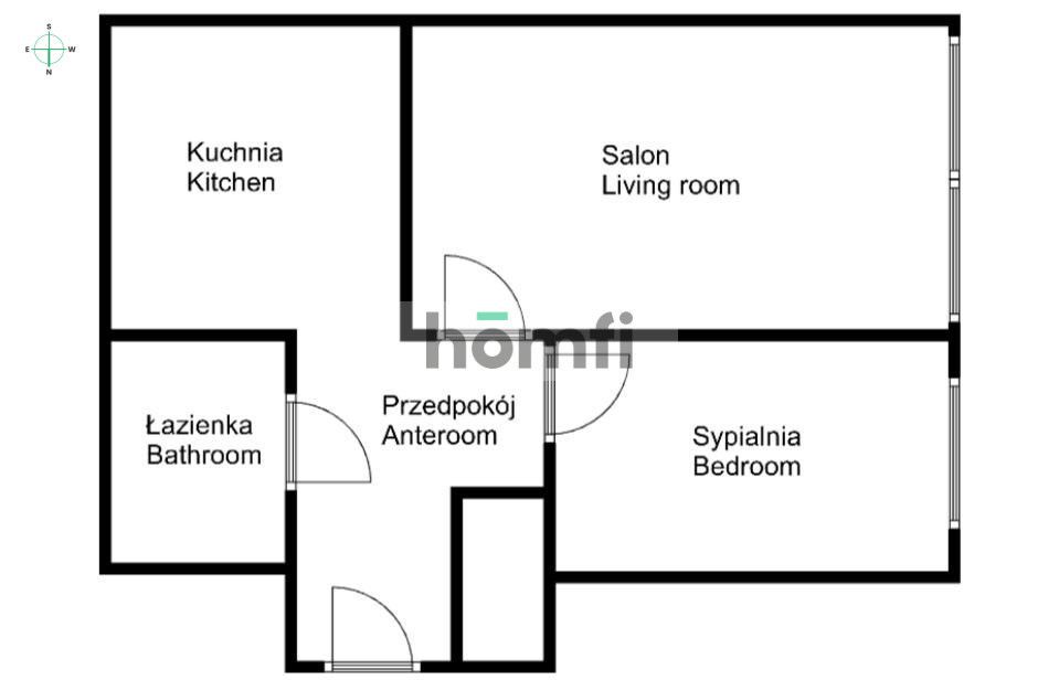 Cozy 2-room apartment on Stachiewicza Street - Apartment - Rent - Kraków, Krowodrza / Prądnik Biały